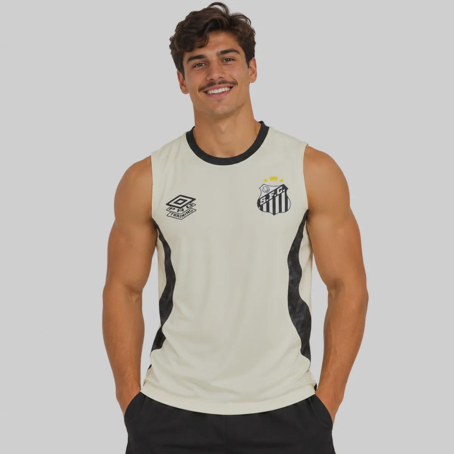 Camiseta Regata Santos Treino 26/27 Umbro Masculina - Foto 1