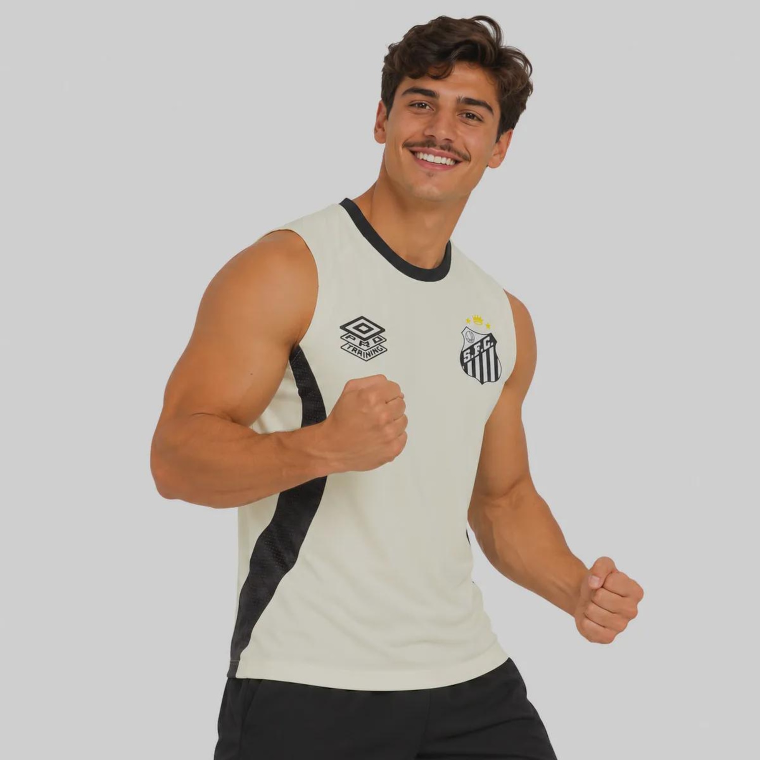 Camiseta Regata Santos Treino 26/27 Umbro Masculina - Foto 3