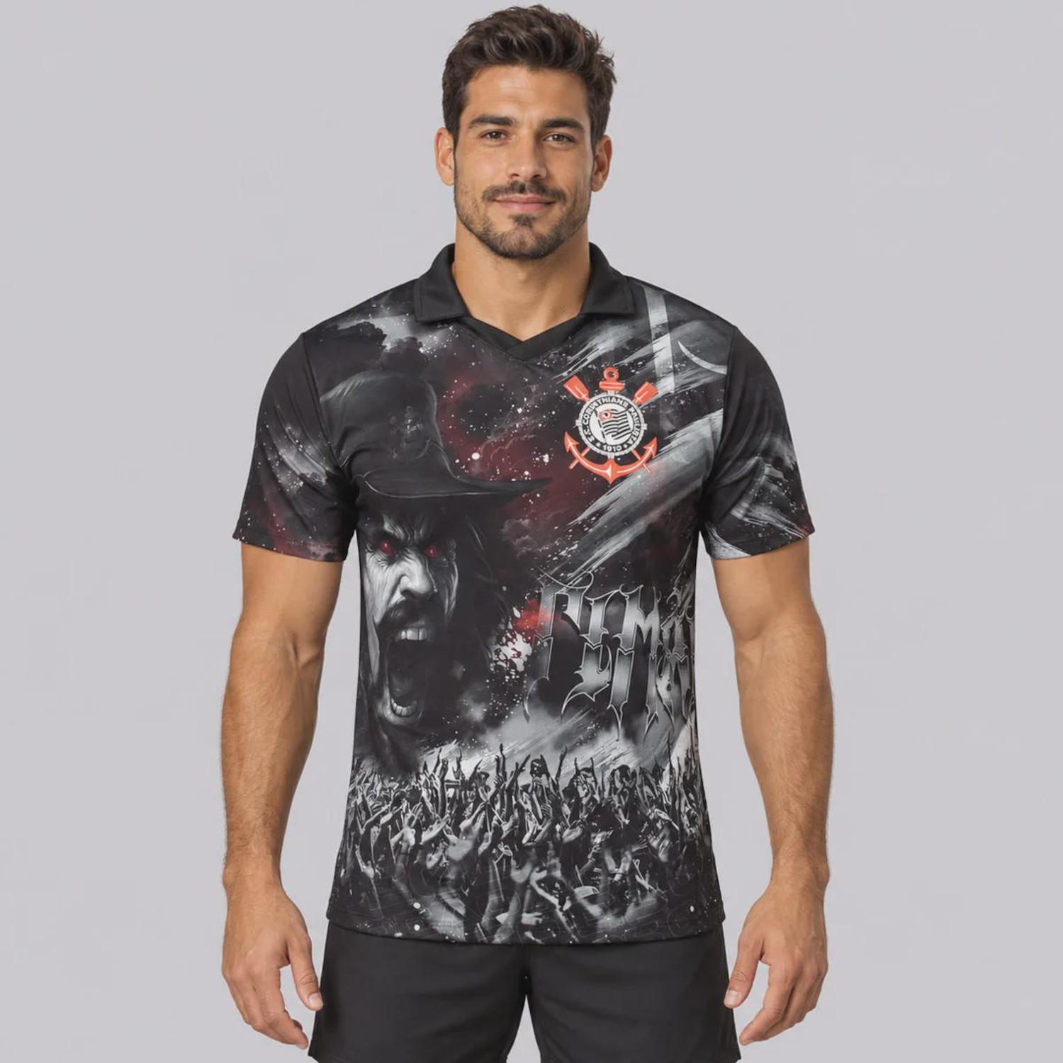 Camisa do Corinthians Grito da Paixão Masculina - Foto 1