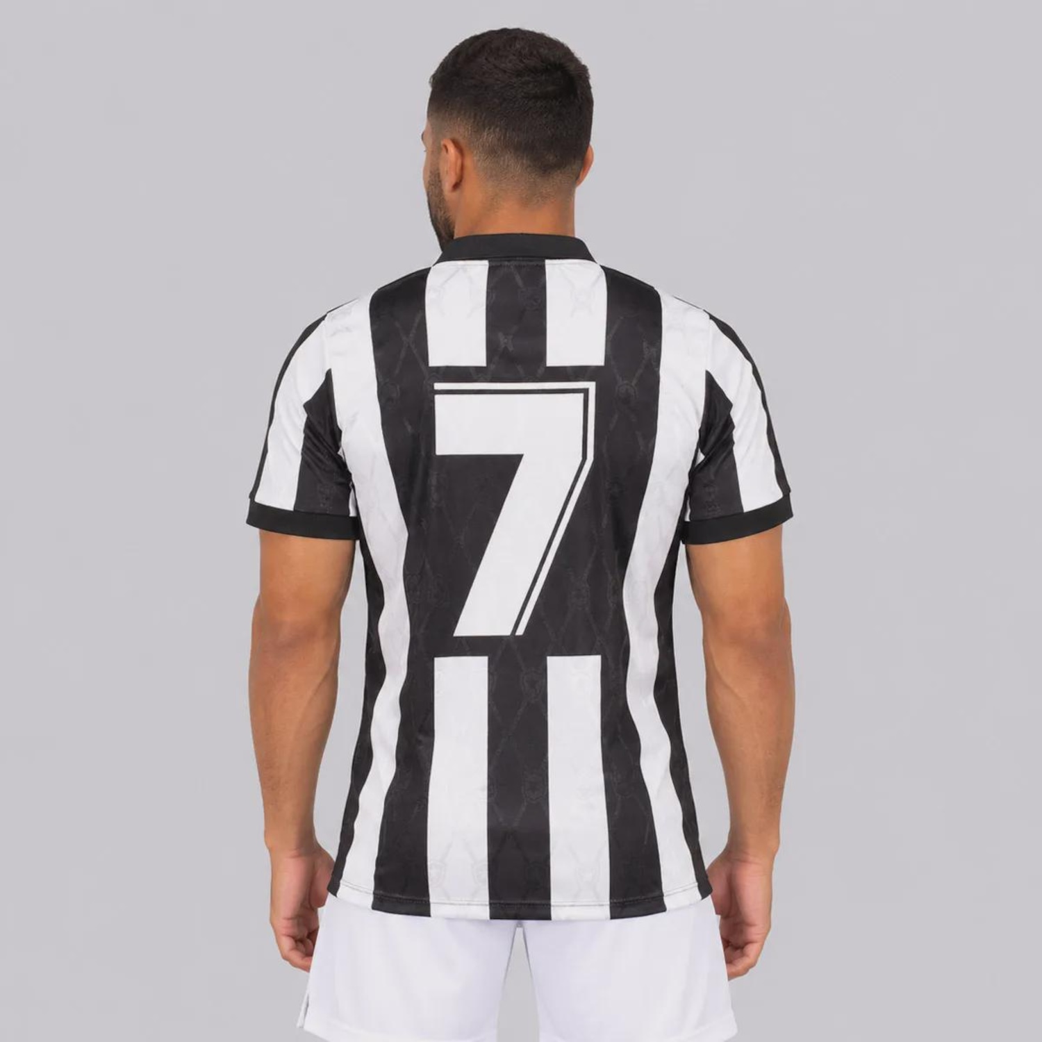 Camisa do Botafogo Retrô 1995 TM7 Listrada Masculina - Foto 4