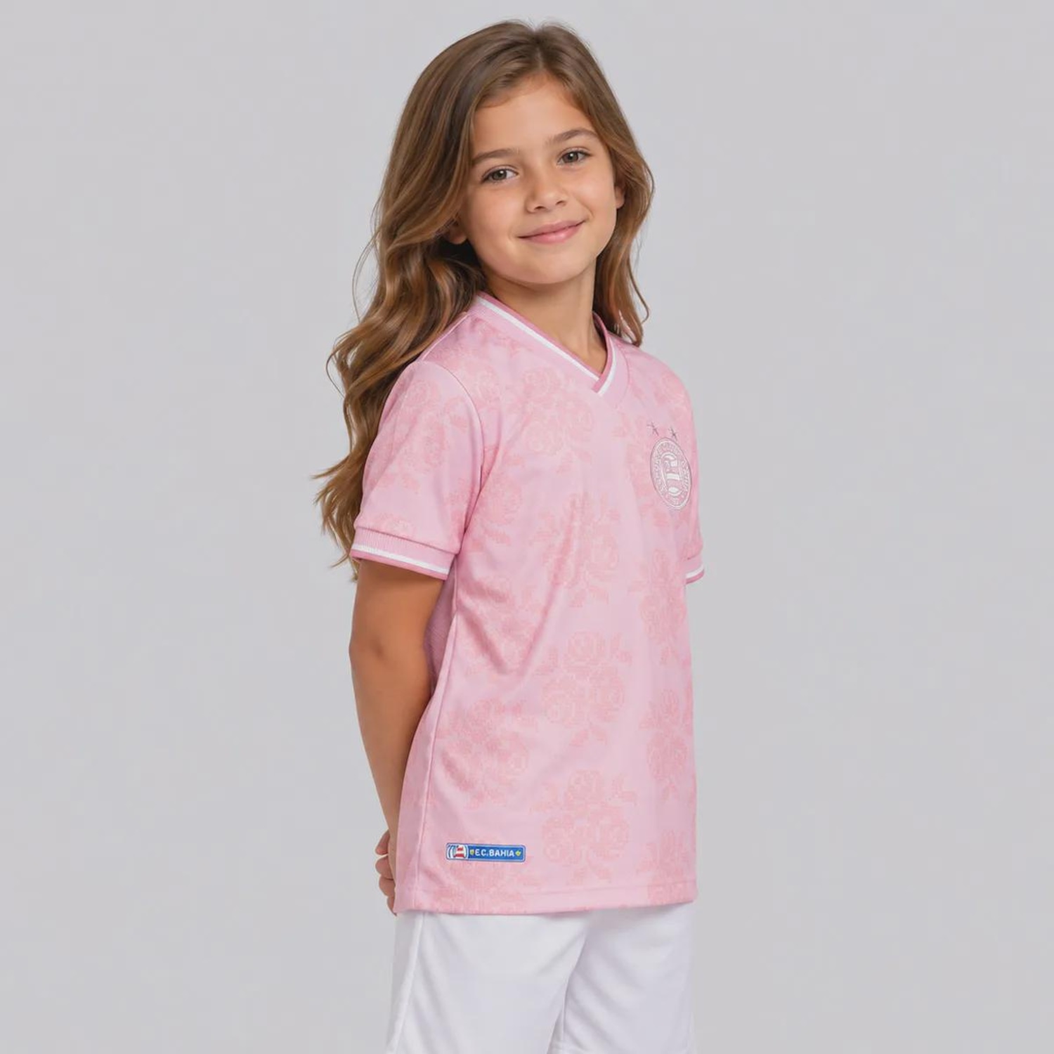 Camisa do Bahia Jacquard I Outubro Infantil - Foto 2