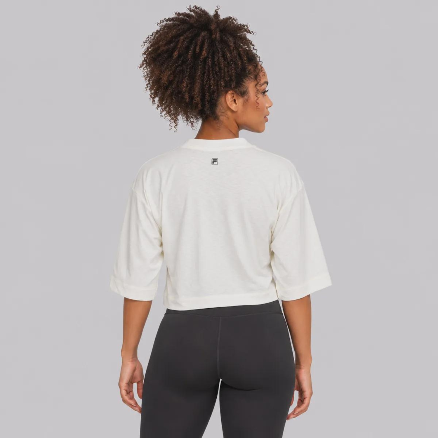 Camiseta Fila Cropped Sport Couture Graphic Feminina - Foto 4