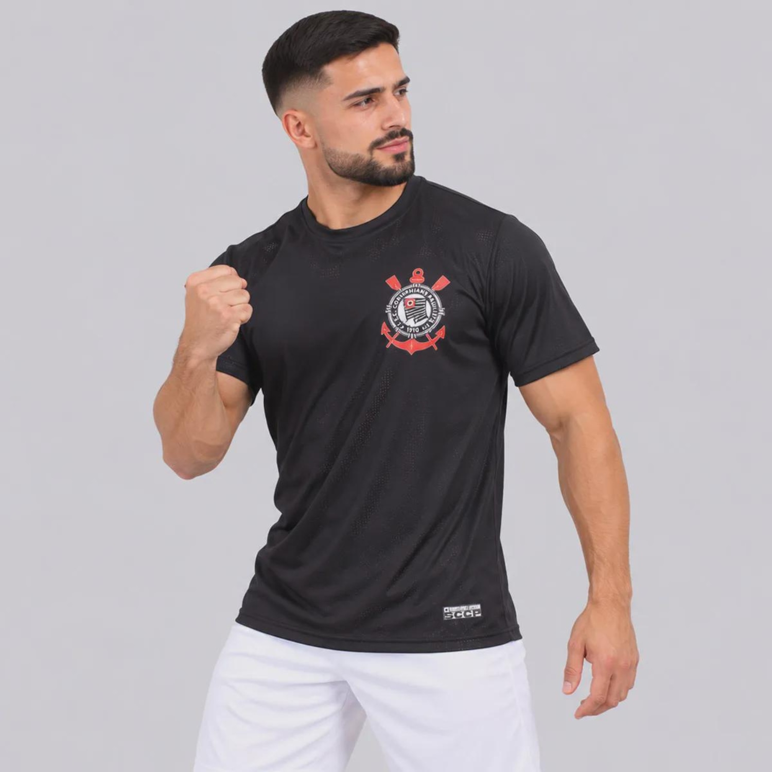 Camisa do Corinthians Fiel Escudo 1976 Masculina - Foto 3