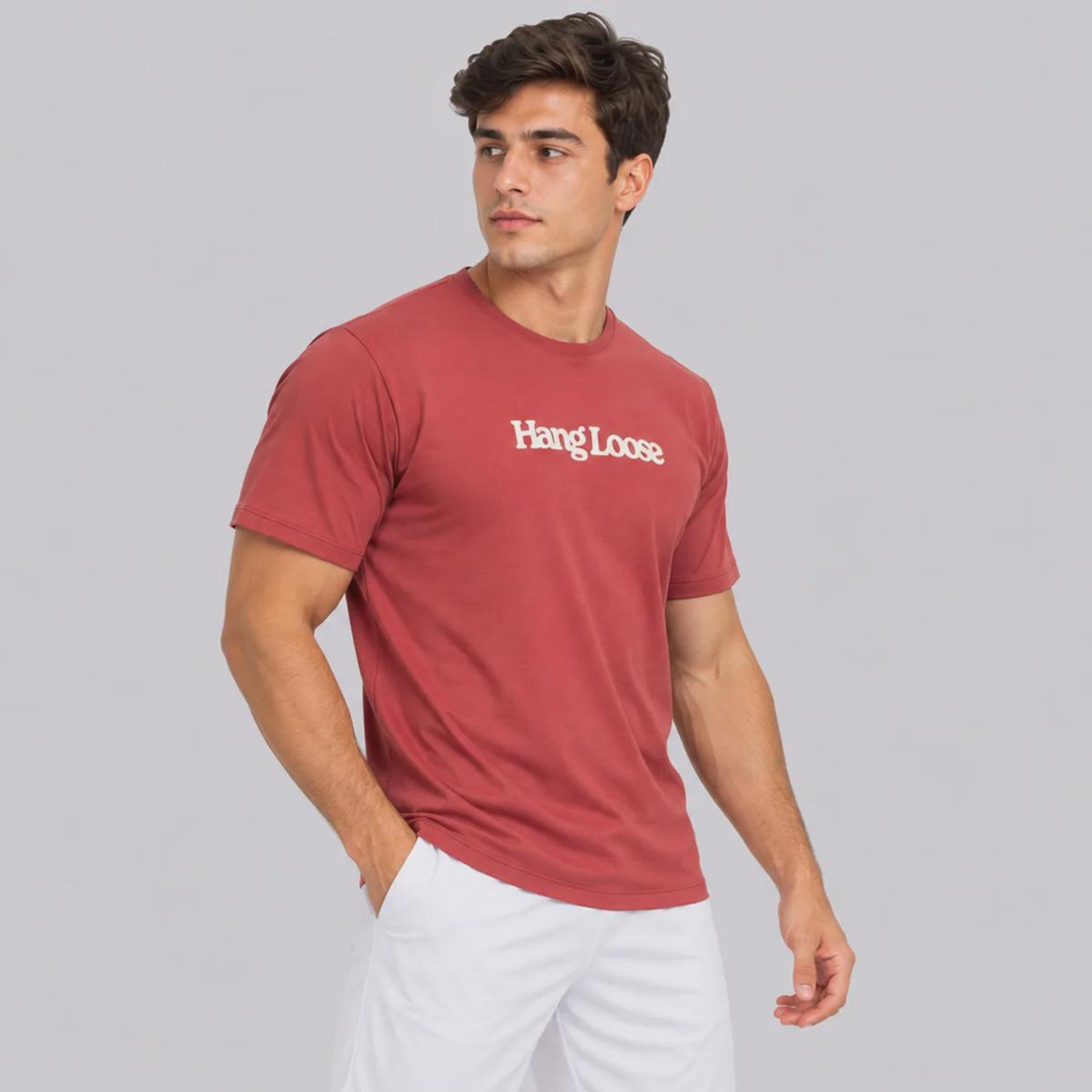 Camiseta Hang Loose Typo Masculina - Foto 3