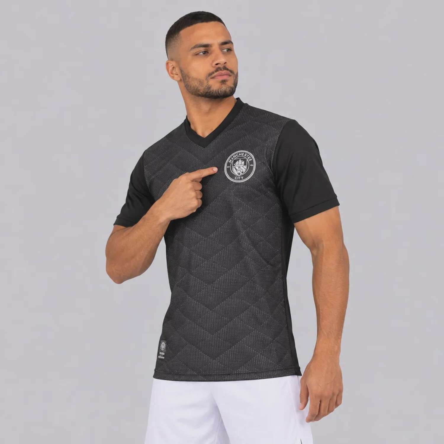 Camisa do Manchester City Premium Masculina - Foto 3