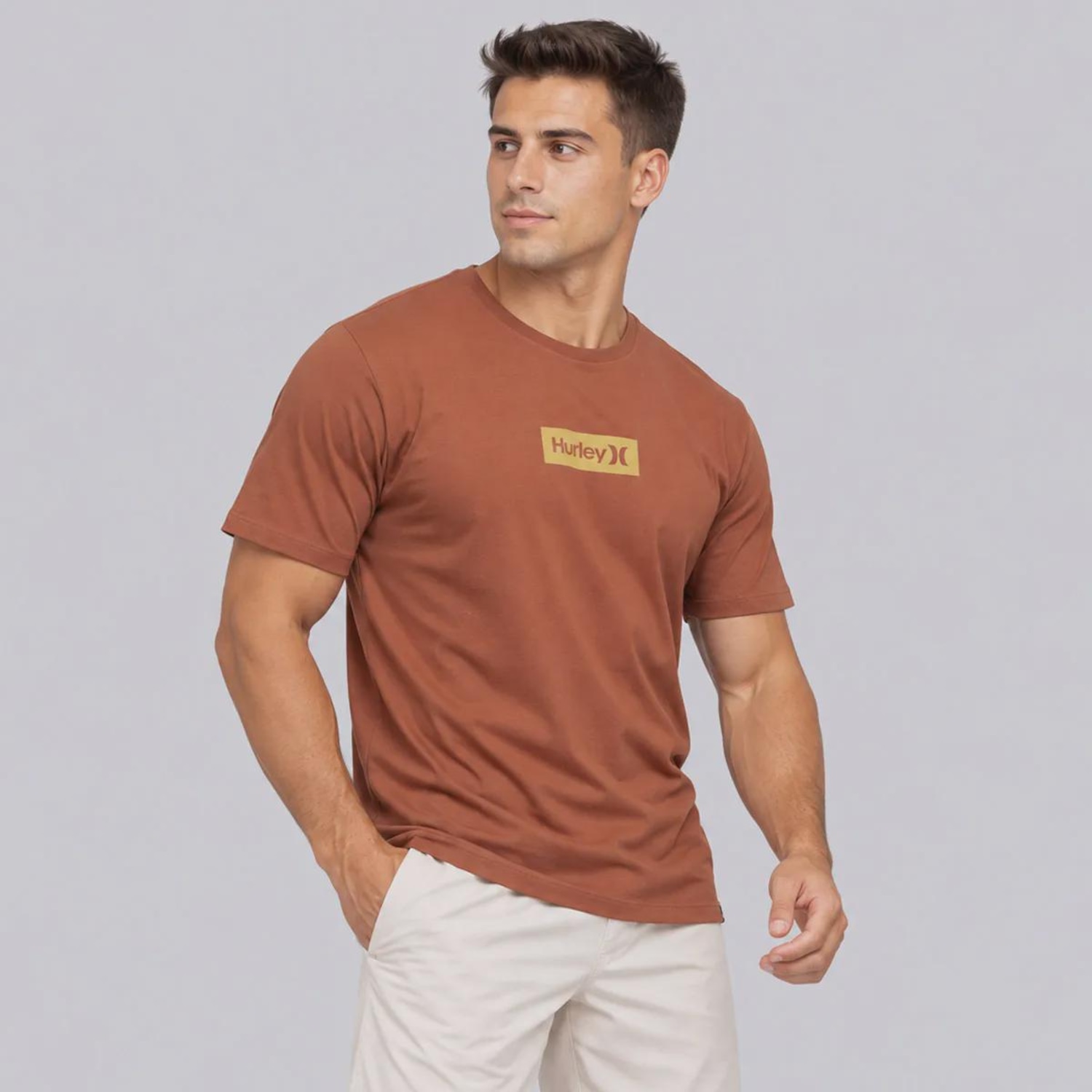 Camiseta Hurley Box Masculina - Foto 3