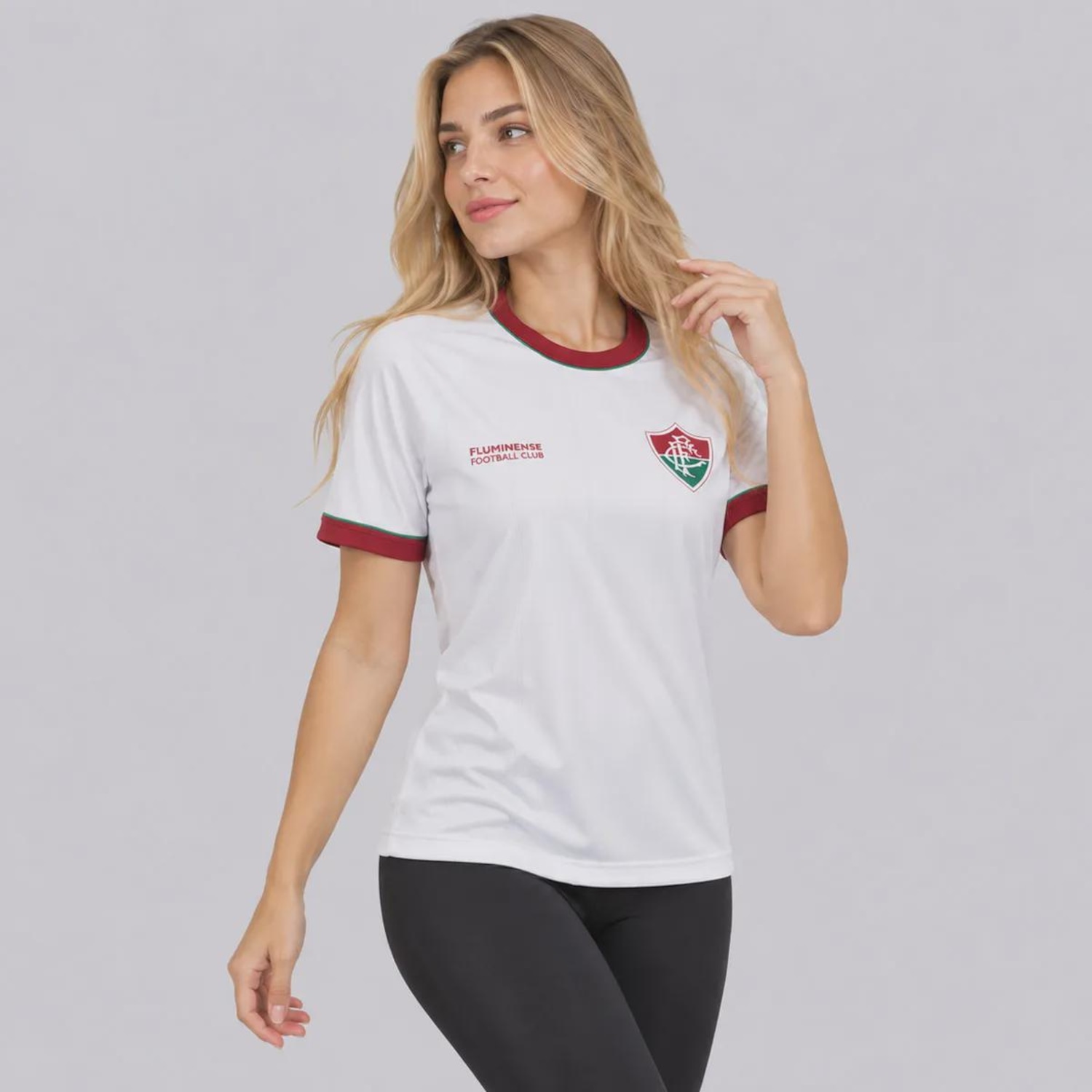 Camisa do Fluminense Leveza Feminina - Foto 3