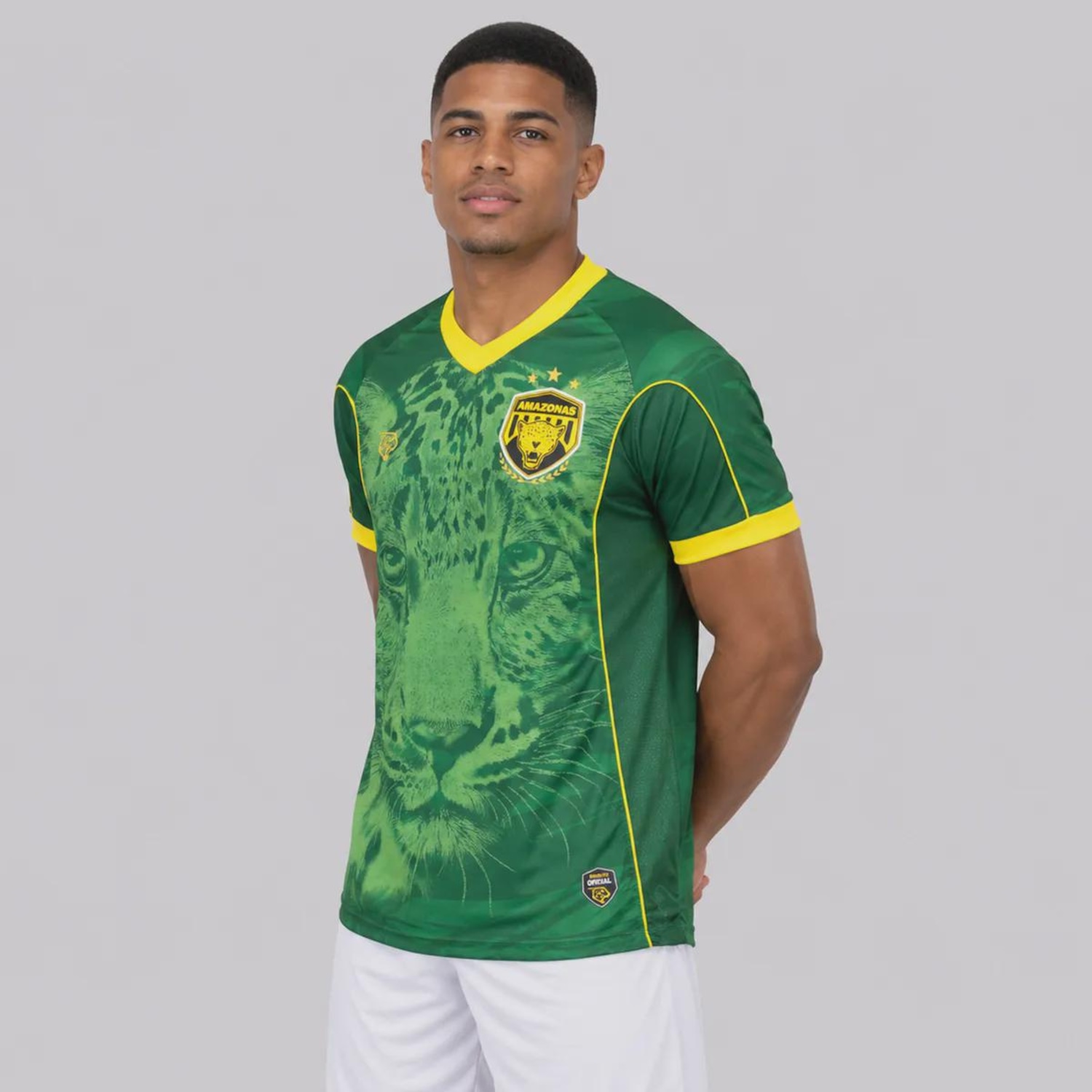 Camisa do Amazonas Goleiro III 2026 N° 1 Onça Masculina - Foto 2