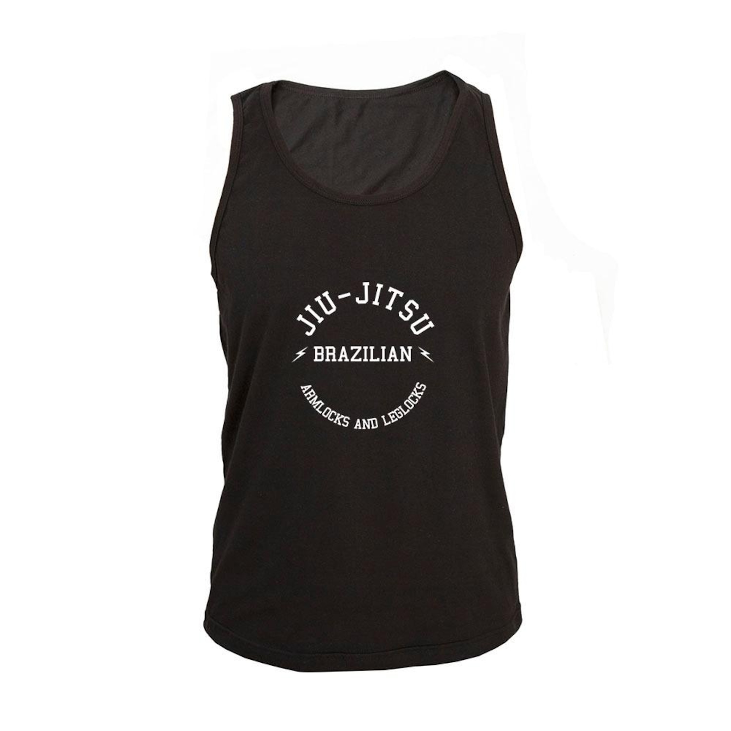 Camiseta Regata Masculina Algodão Jiu Jitsu Arm Lock Básica - Foto 1