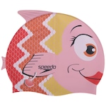 Touca de Natação Speedo Fish Cap - Infantil Rosa Cla/Laranja