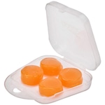 Protetor de Ouvido Speedo Soft Earplug com 4 Unidades - Adulto LARANJA