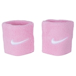 Munhequeira Nike Swoosh Wristbands - Adulto ROSA CLA/BRANCO