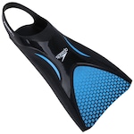 Nadadeira Pé de Pato Speedo Power Fin - Adulto PRETO/AZUL