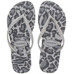 Chinelo Havaianas Slim Animals - Feminino CINZA CLA/CINZA