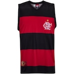 Camiseta Regata do Flamengo Hoop - Masculina PRETO/VERMELHO