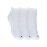 Kit de Meias Sapatilha Oxer com 3 Pares - 39 a 44 - Adulto BRANCO