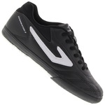 Chuteira Futsal Topper Dominator III - Adulto PRETO/BRANCO