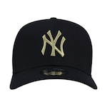 Boné Aba Curva New Era New York Yankees MLB Gob - Fechado - Adulto PRETO