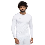 Camisa Manga Longa de Compressão Kappa Grip - Masculina BRANCO