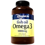 Óleo de Peixe VitaminLife Ômega 3 - 200 Cápsulas em Gel Nao Se Aplica