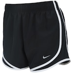 Shorts Nike Dry Tempo Running - Feminino PRETO/BRANCO