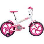 Bicicleta Caloi Ceci - Aro 16 - Freio Cantilever - Feminina - Infantil BRANCO/ROSA