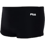 Sunga com Proteção Solar UV Fila Basic 18 II - Adulto PRETO/BRANCO