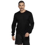 Camisa de Goleiro Manga Longa Adams Lisa - Masculina PRETO