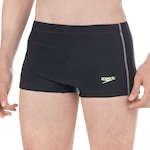 Sunga Boxer Speedo Hidroshort Contrast - Adulto PRETO