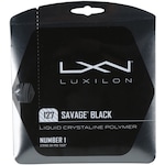 Corda para Raquete de Tênis Wilson Lxn Luxilon Savage - 12,2m PRETO