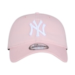 Boné Aba Curva New Era 920 New York Yankees ST Pastels Rosa - Strapback - Adulto ROSA CLARO