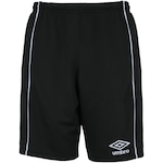 Bermuda de Goleiro Umbro Shelter - Masculina PRETO/BRANCO