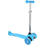Patinete 3 Rodas Spin Roller com Luzes de Led - Infantil AZUL
