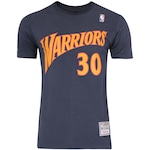 Camiseta Mitchell & Ness Golden State Warriors Name and Number - Masculina AZUL ESCURO