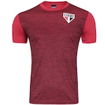 Camiseta do São Paulo Mescla 18 - Masculina VERMELHO