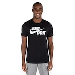 Camiseta Nike Sportswear Just Do It - Masculina PRETO/BRANCO