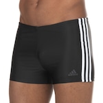 Sunga Boxer Masculina adidas 3 Listras PRETO/BRANCO