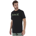 Camiseta Hurley Silk O&O Solid - Masculina PRETO