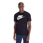 Camiseta Nike Tee Icon Futura - Masculina PRETO/BRANCO