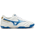 Chuteira Society Mizuno Morelia Elite II AS Pro TF Adulto BRANCO