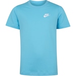 Camiseta Nike Sportswear Tee Emb Future - Infantil AZUL CLARO