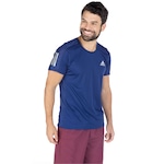 Camiseta adidas Own The Run Tee - Masculina AZUL ESC/BRANCO