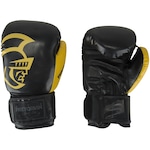 Luvas de Boxe Pretorian Black Line - 16 OZ - Adulto PRETO/AMARELO