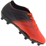 Chuteira de Campo Umbro Vibe II FG - Infantil Coral/Preto