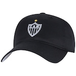 Boné Aba Curva do Atlético - MG New Era 920 Unbranded - Strapback - Adulto PRETO