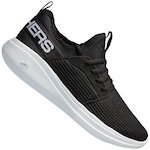 Tênis Skechers Go Run Fast-Valor - Masculino PRETO/BRANCO