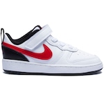 Tênis para Bebê Nike Court Borough Low 2 - Baby BRANCO/VERMELHO