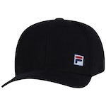 Boné Aba Curva Fila Icon - Strapback - Adulto PRETO