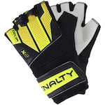 Luvas de Goleiro Futsal Penalty Delta Training Indoor - Adulto PRETO/AMARELO