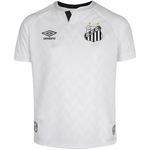 Camisa do Santos I 20 Umbro - Infantil BRANCO/AZUL